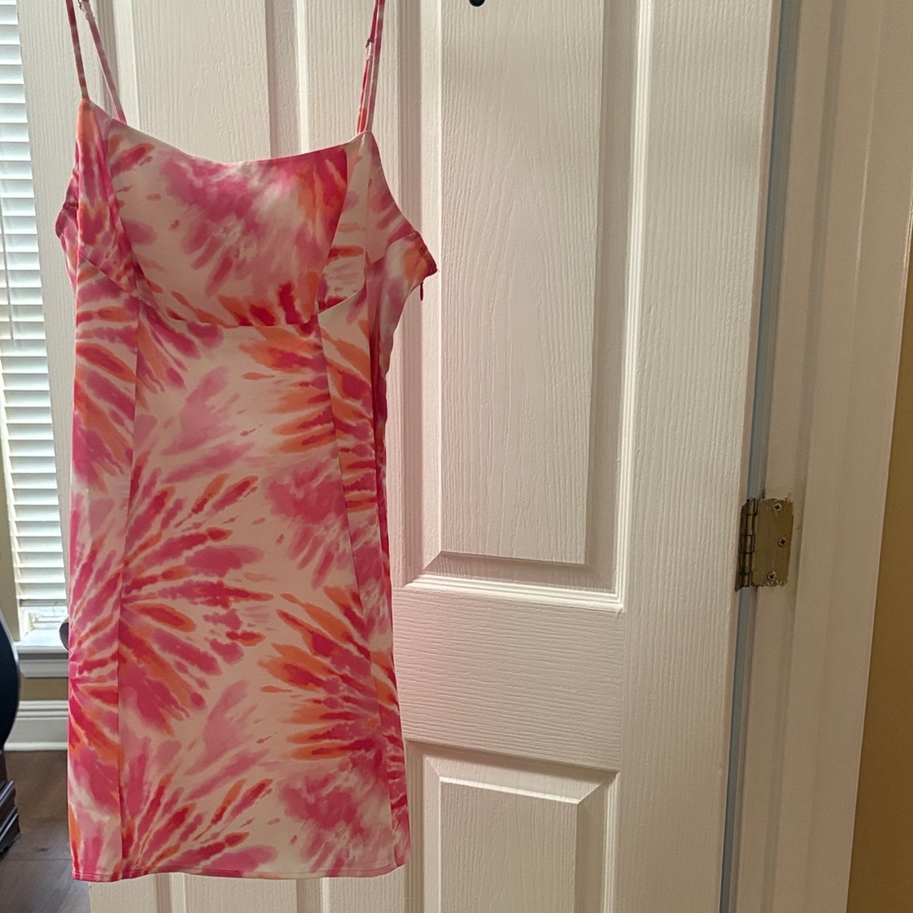 Forever 21 Pink and Orange Dress
